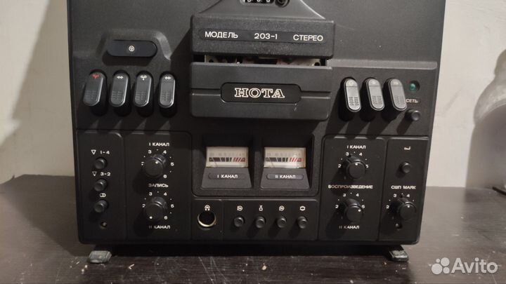 Катушечный магнитофон нота 203-1