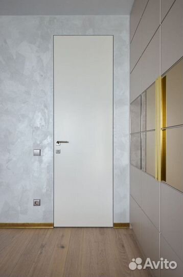 Скрытые межкомнатные двери под покраску