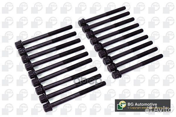 BK3600 к-кт болтов ГБЦ 18шт Kia Sorento 2.5CRD