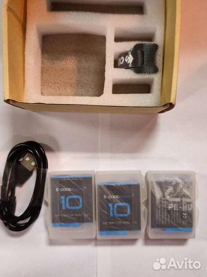 Аккумуляторы GO PRO 10 новые и зарядное устройство