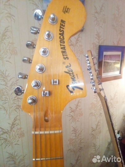 Электрогитара Fender Stratocaster блак топ