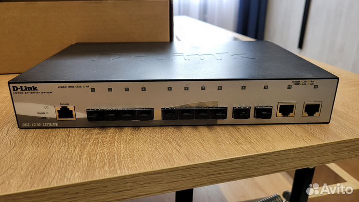 Коммутатор Dlink dgs-1210-12ts/me