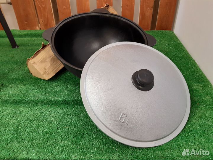 Оригинальный казан 6 литров узбекский