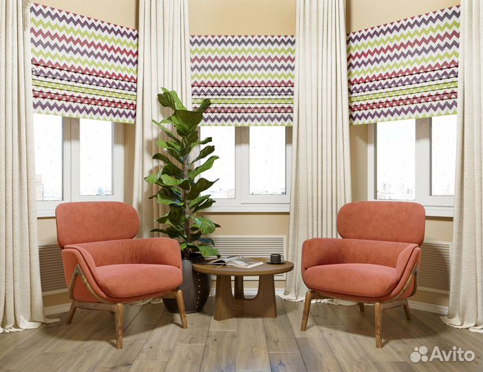 Римские шторы на заказ по индив. размерам