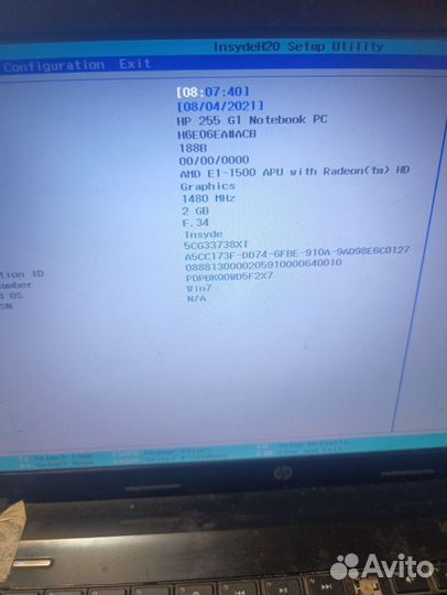 Материнская плата HP 255g1