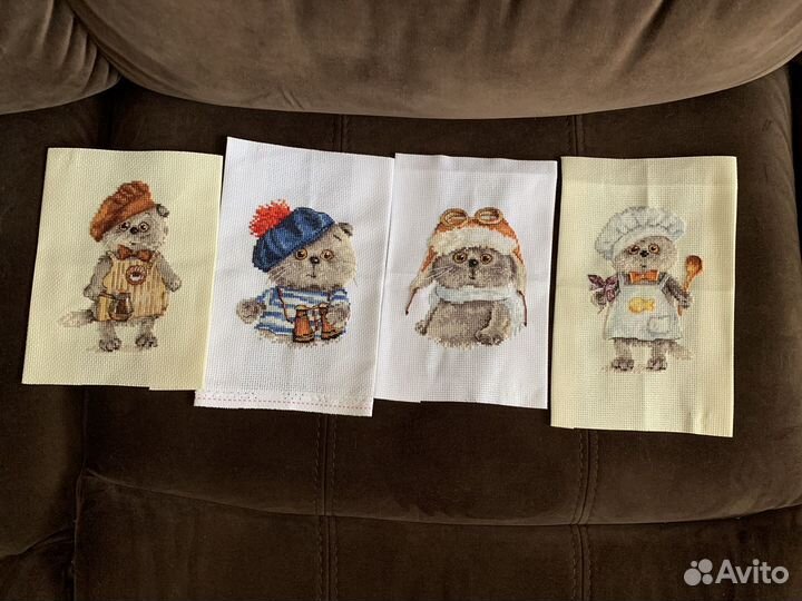 Вышивка крестом готовые работы