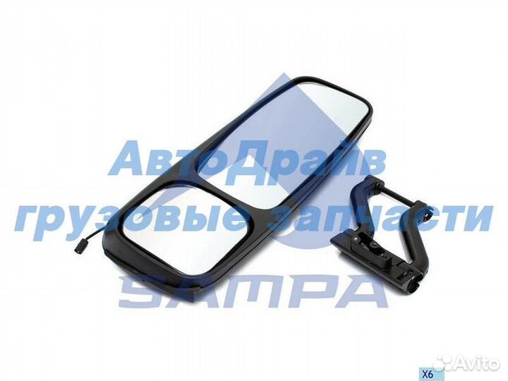 Зеркало правое Вольво Фш12 Фм12 механическое