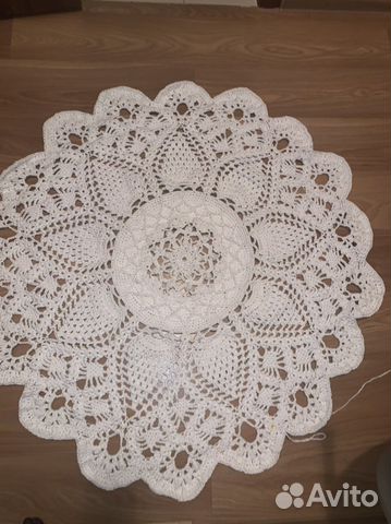 Прекрасный ковёр из полиэфирного шнура