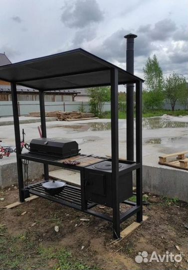 Мангал В стиле лофт