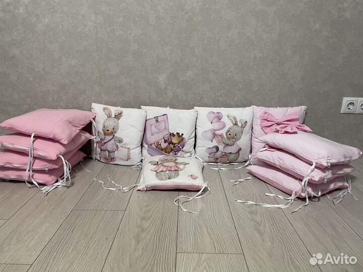 Бортики на детскую кроватку