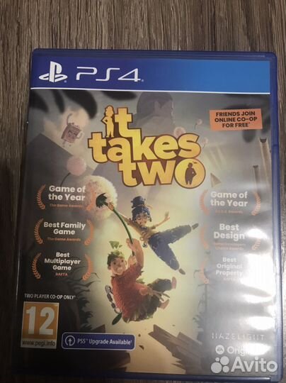 It takes two PS4 диск