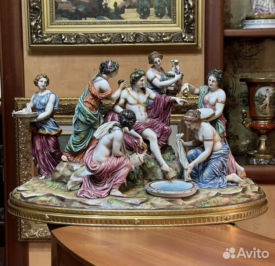 Фарфоровая композиция «Аполлон и нимфы»