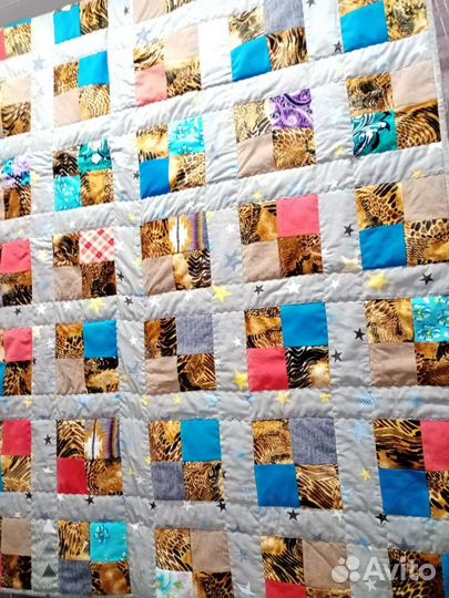 Лоскутное одеяло - покрывало пэчворк