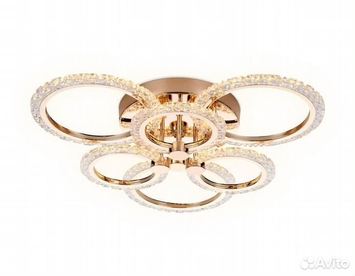 Люстра потолочная светодиодная с пультом