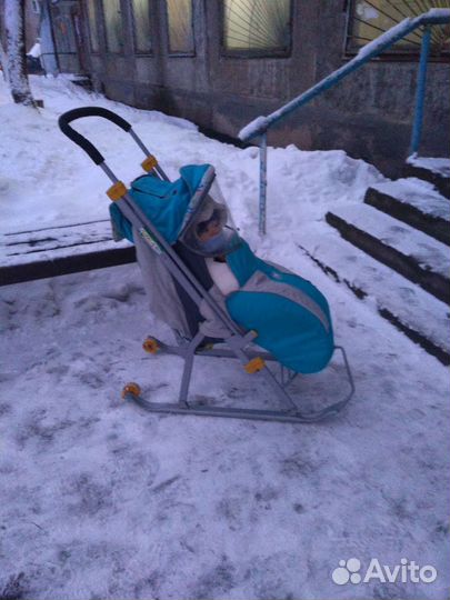 Санки коляска ника