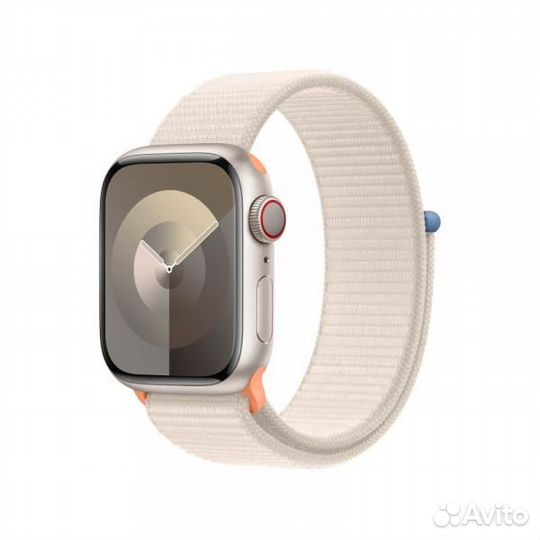 Apple Watch Series 9 45 мм Aluminium, starlight sl