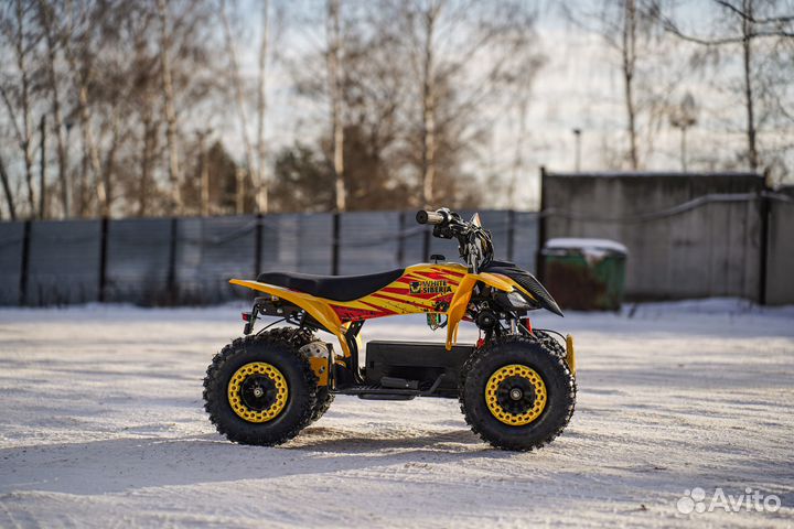 Электроквадроцикл детскиq sneg lero R (pro) 1000W