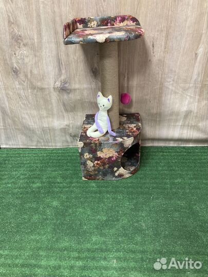 Когтеточка домик для кошки