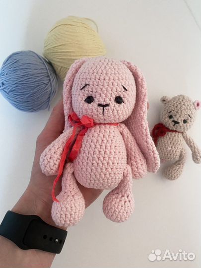 Вязанные игрушки крючком для малыша