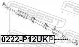 Тяга рулевая M18X1.5/M12X1.25 0222P12UKP Febest
