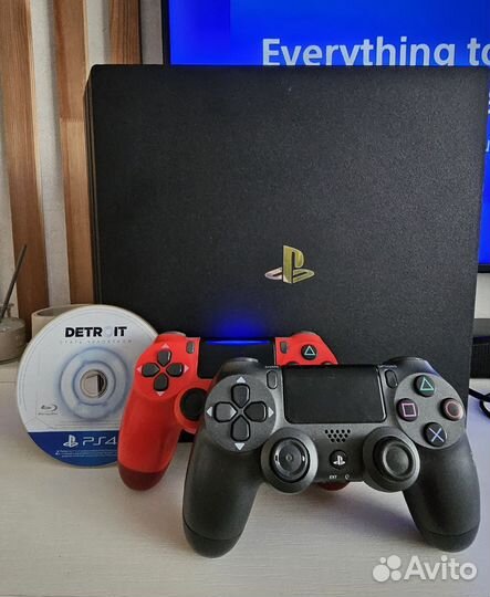 Sony PS4 pro 1tb (2геймпада) cuh 7208b