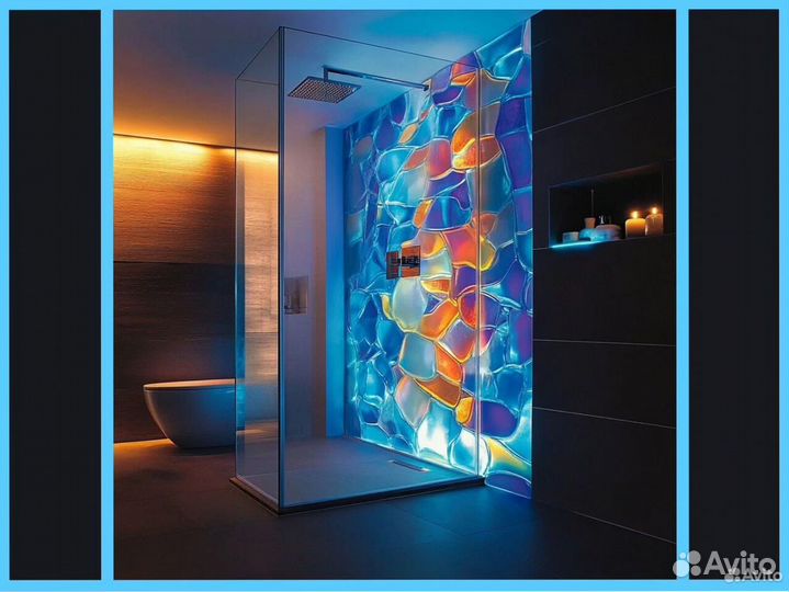 Душевые стеклянные перегородки за сутки