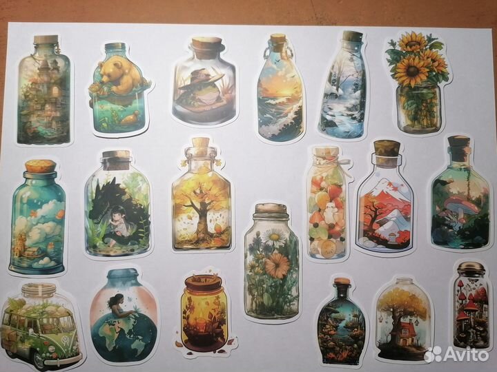 Наклейки, скрапбукинг