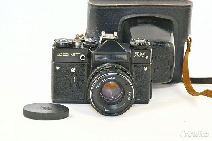 Зенит ем Черный Экспортный фотоаппарат из СССР