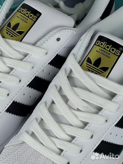 Кроссовки Adidas Superstar белые