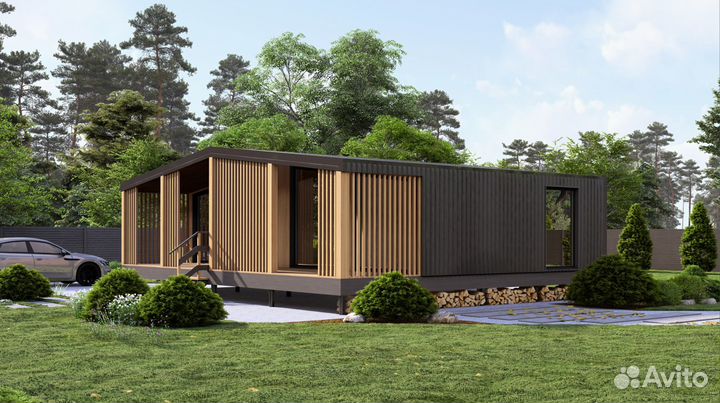 Дом под ключ Оптима 80,3 с террасой