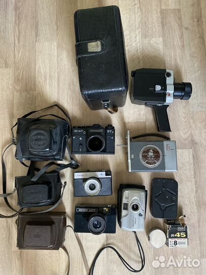 Старые фотоаппараты и камеры