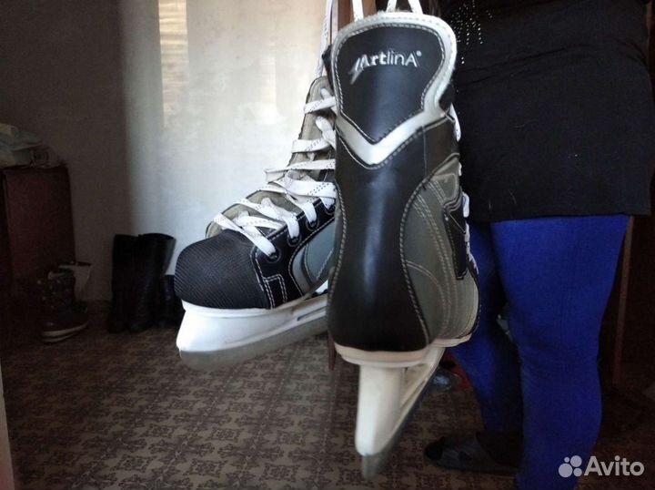 Коньки хоккейные размер 39 в хорошем состоянии
