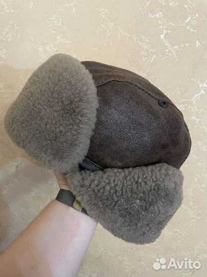 Мужская зимняя шапка ушанка