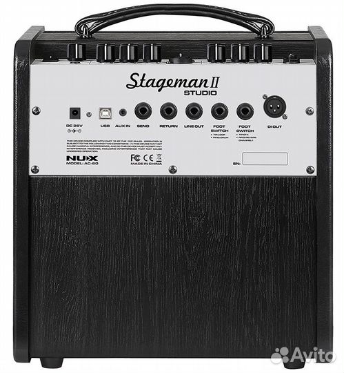 Комбоусилитель Nux AC-60 Stageman II