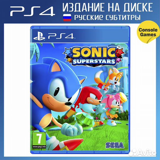 PS4 Sonic Superstars Новый