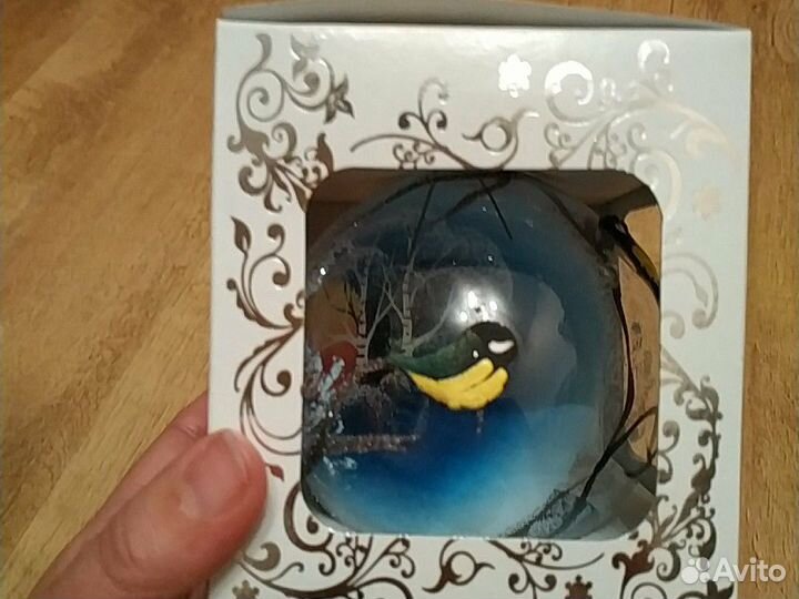 Новогодний шар ручной работы новый