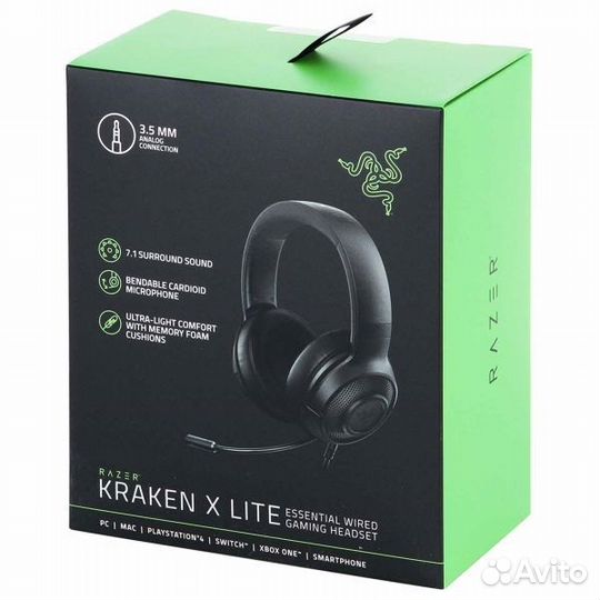 Игровая гарнитура Razer Kraken X Lite