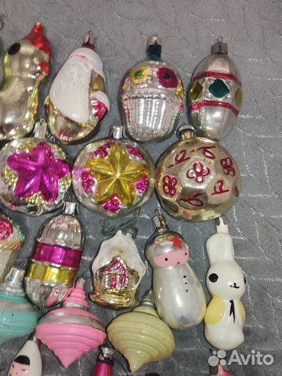 Елочные игрушки СССР