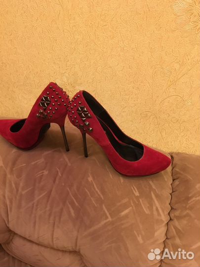 Туфли красные