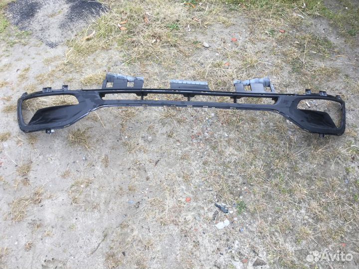 Накладка под туманок на передний бампер Киа Спорт