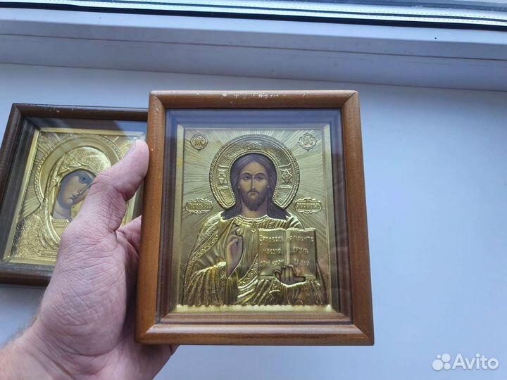 Иконы венчальная пара новые