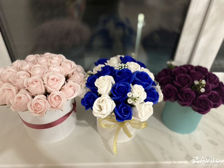 Мыльные розы на 8 марта