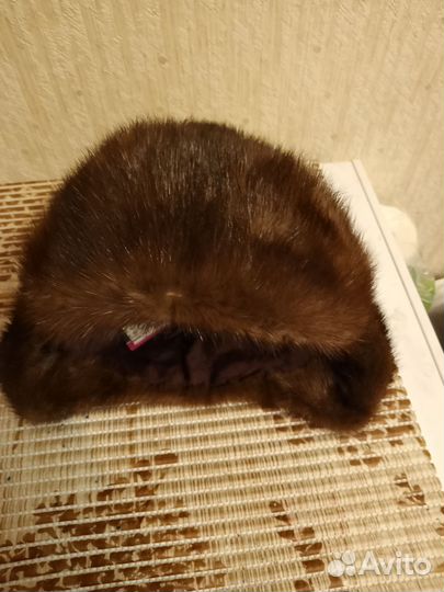 Шапка норковая женская