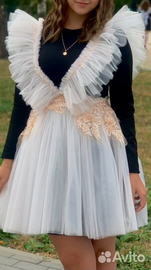 Школьный фартук и платье