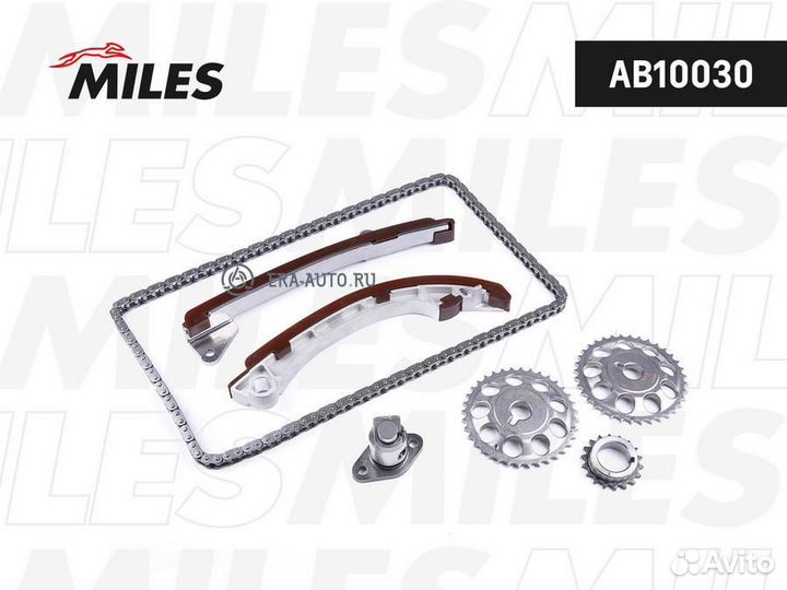 Miles AB10030 Цепь грм (комплект co звездами)
