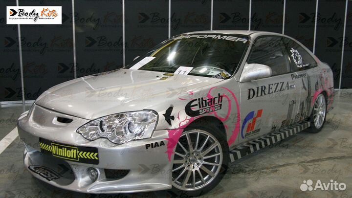 Передний бампер Acura RSX для Honda Civic EK 96-00