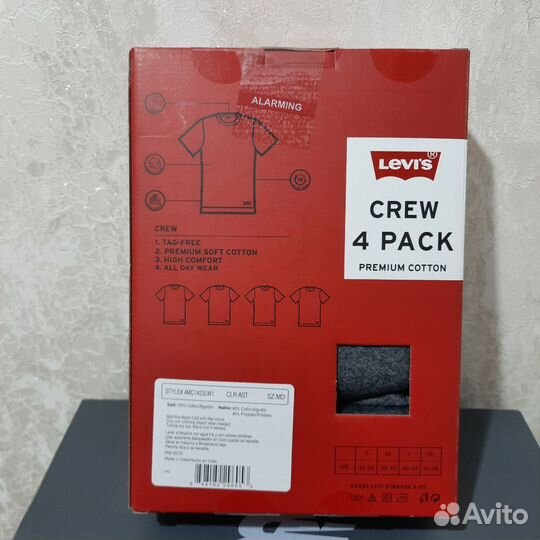 Levis набор мужских футболок (4шт.)