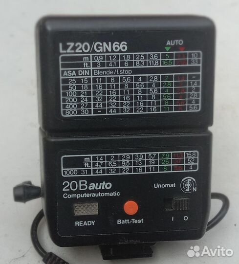 Вспышка unomat 20B