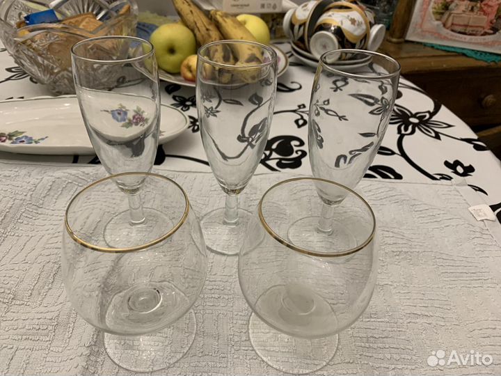 Фужеры,бокалы,сервиз