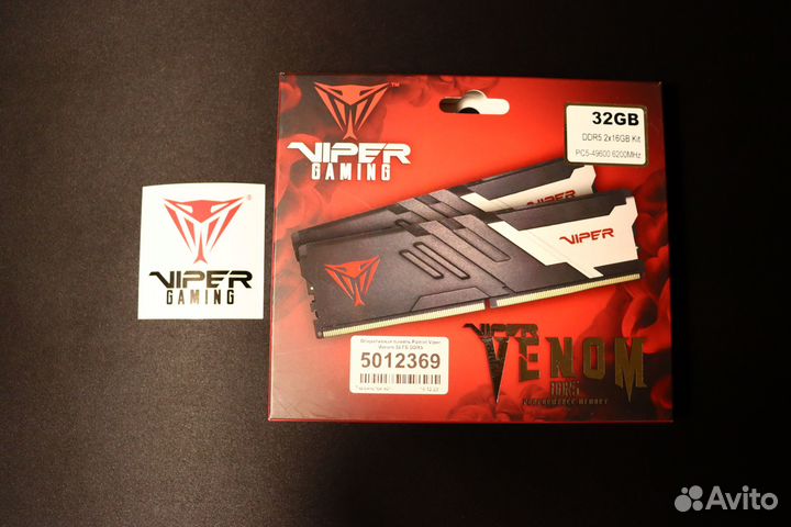 Оперативная память Patriot DDR5 6200мгц